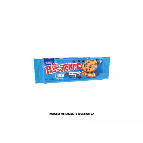 COOKIES - NESTLE - 60g PASSATEMPO GOTAS CHOCO - CX52